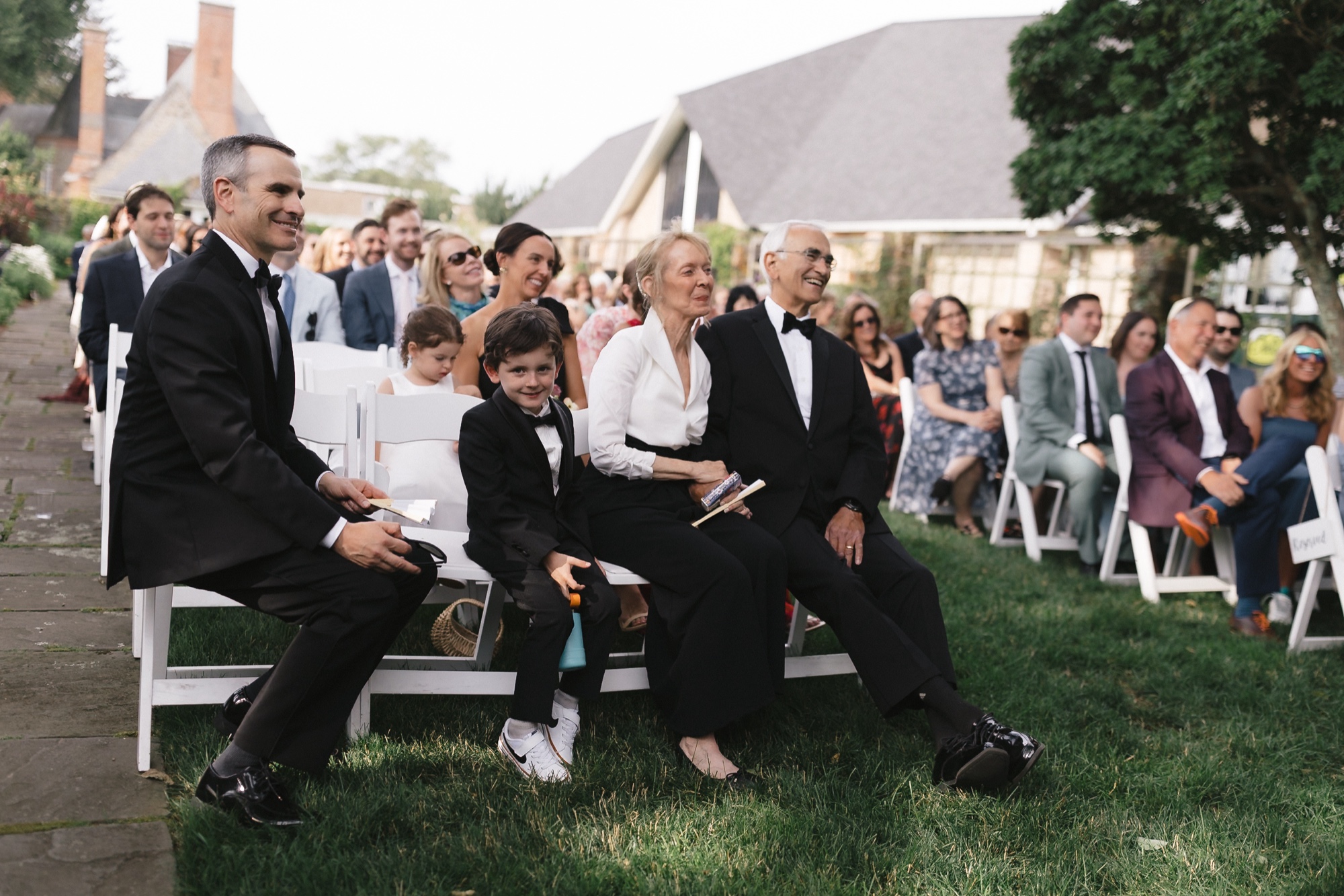 Reception candid moment